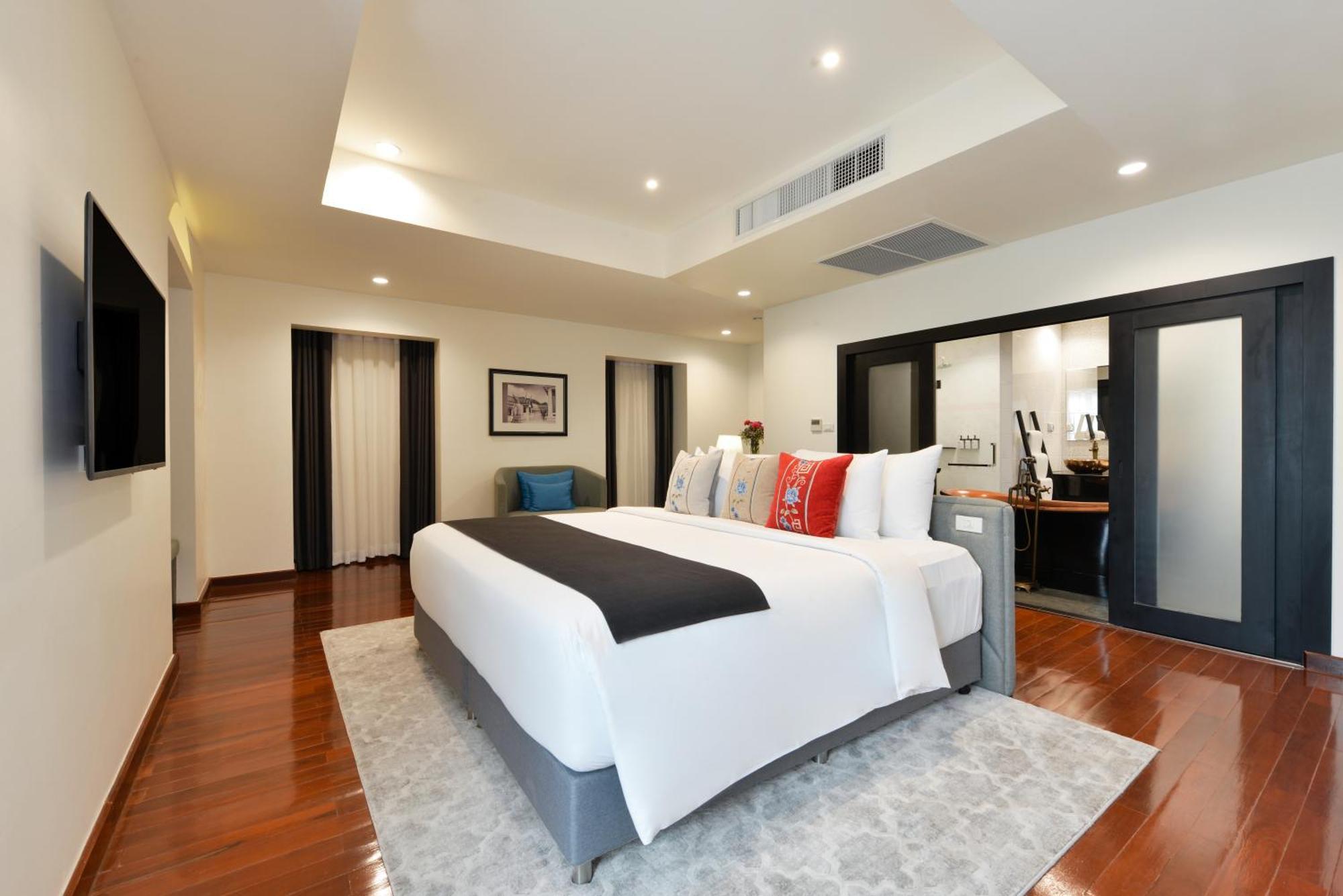 Villa De Pranakorn بانكوك المظهر الخارجي الصورة A bedroom at the hotel